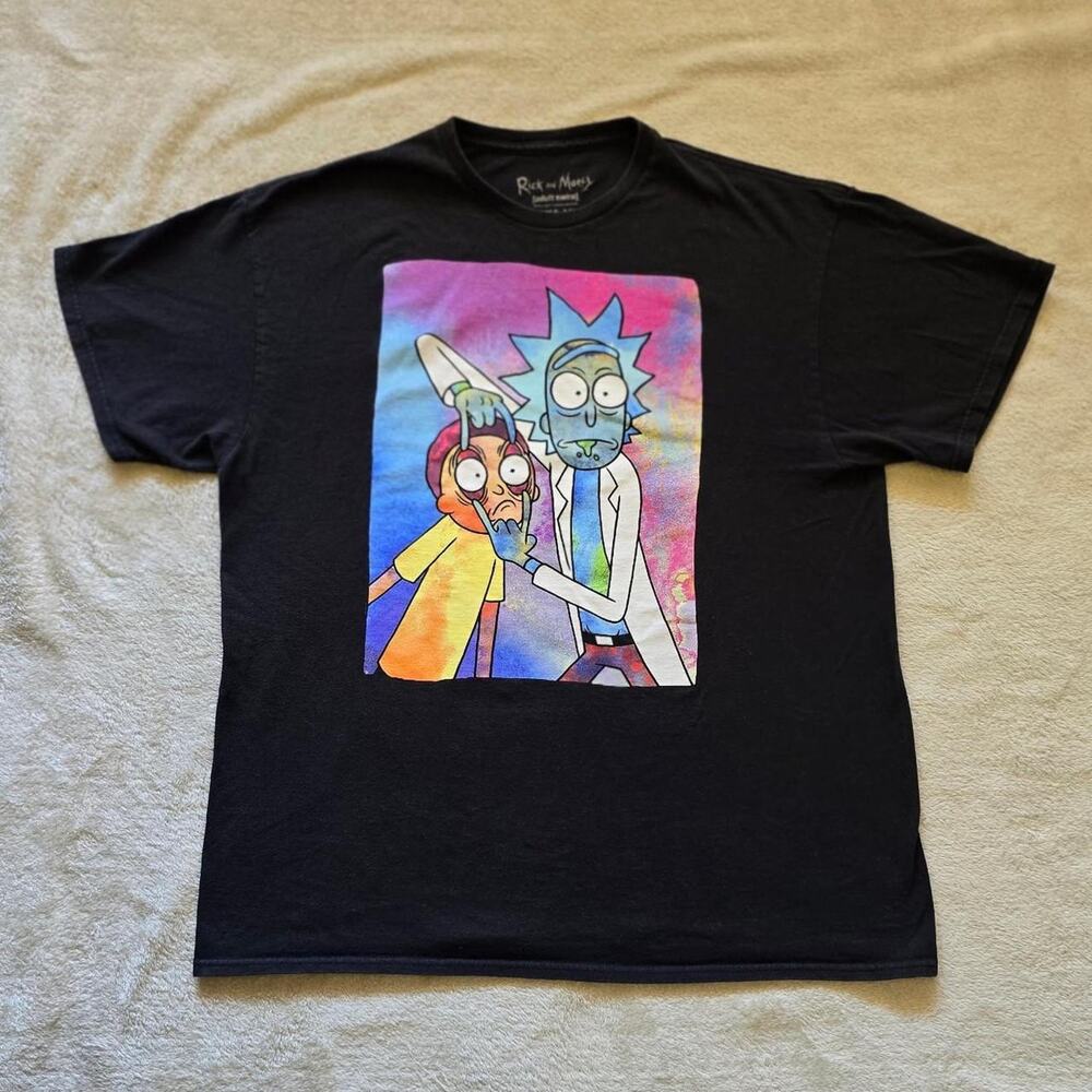 Rick and morty black cotton